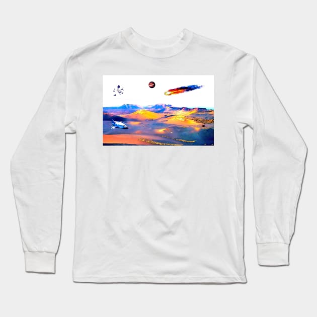 Marte - estilo anime Long Sleeve T-Shirt by shiroi-okami